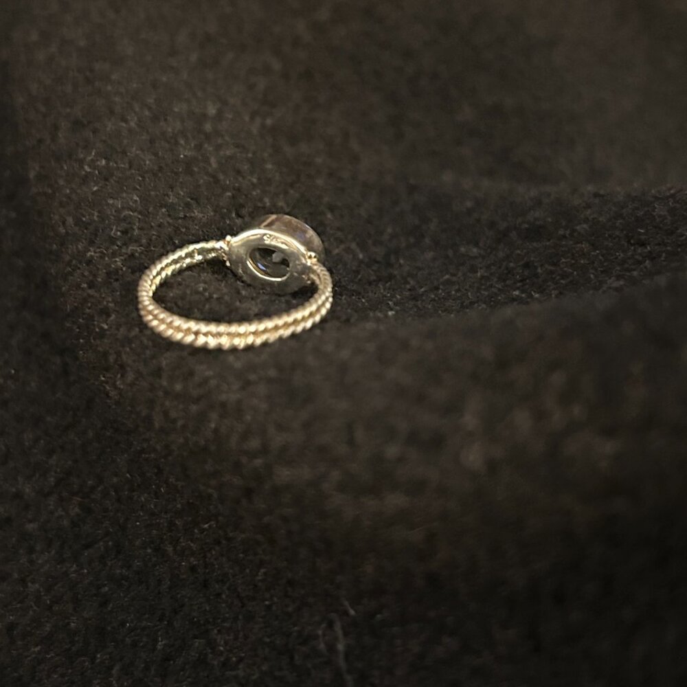 Iolite Solitaire Ring - image 3